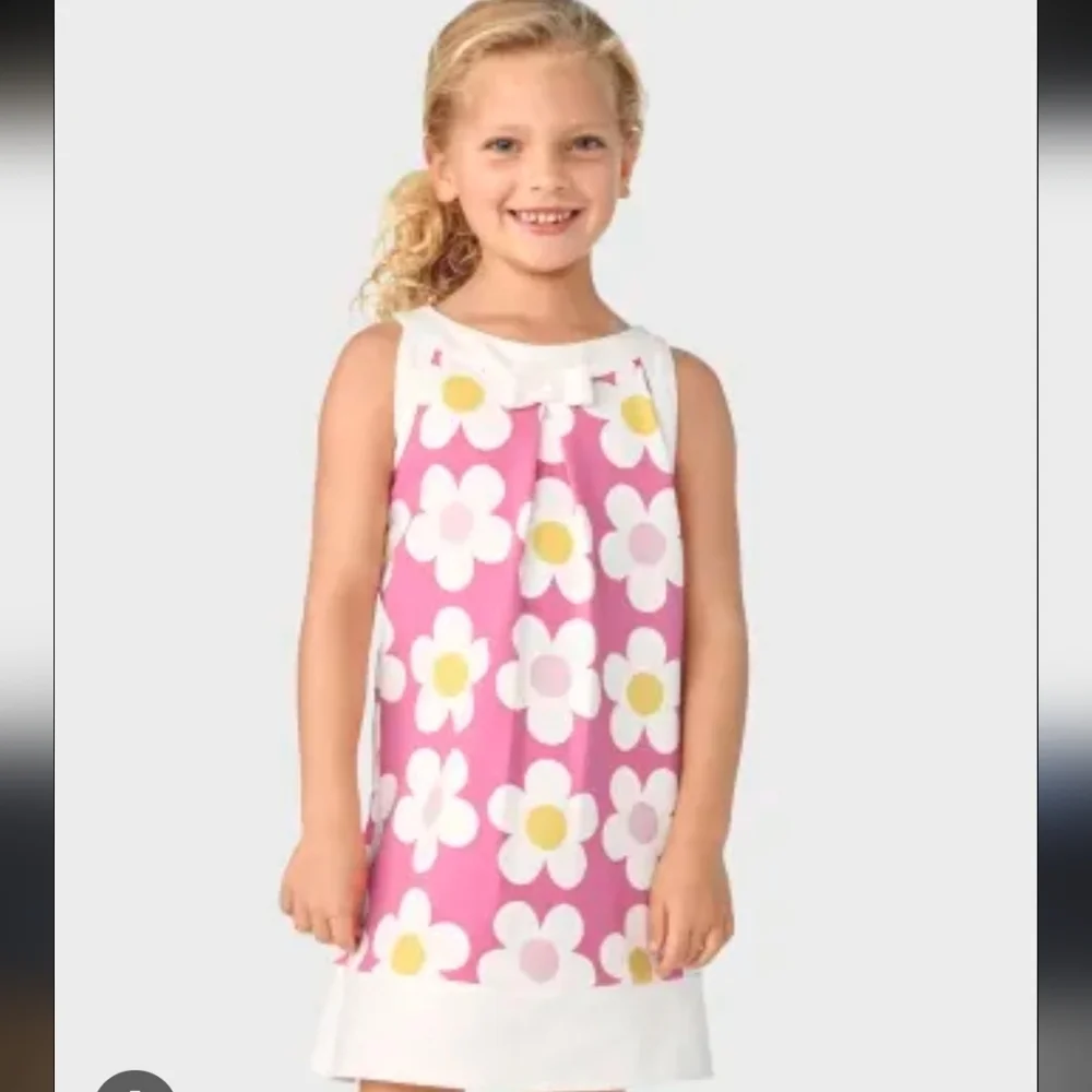 Gymboree Pink and White Floral Dress
